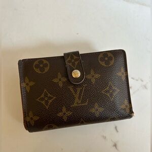 Louis Vuitton wallet with coin